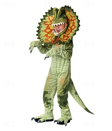 halpa -Dinosaurus Halloween Cosplay-Asut Naamiaisasu Karnevaali puku Cosplay Aikuisten Poikien Tyttöjen Karnevaali Naamiaiset Juhla Naamiaiset Helppoja Halloween-asuja Pukeudu