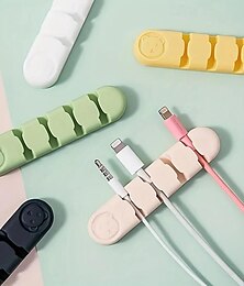 economico -Confezione da 3 clip per cavi organizer per cavi gestione dei cavi organizzatori per cavi supporto per cavi USB organizer per cavi clip per cavi supporto per cavi per scrivania, auto, casa e ufficio
