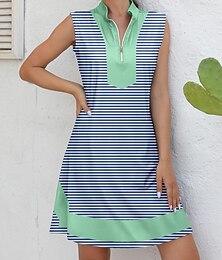 preiswerte -Damen Golfkleid Marineblau Ärmellos Herbst Winter Damen-Golfkleidung, Kleidung, Outfits, Kleidung