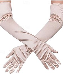 economico -guanti di raso da donna adulta moda guanti lunghi sexy guanti da sera eleganti per abito da sposa