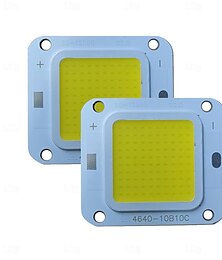 abordables -Lámpara LED COB de alta potencia, 2 uds., chip blanco cálido, blanco natural y blanco para foco de luz de inundación diy, dc30-34v