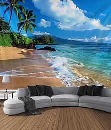 levne -plážový ostrov závěsný gobelín nástěnné umění velký gobelín nástěnná malba výzdoba fotografie pozadí přikrývka opona domácí ložnice dekorace obývacího pokoje