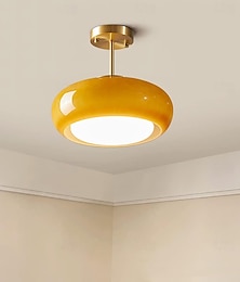 olcso -led mennyezeti lámpa vintage mennyezeti lámpa hálószobába étkező erkély loft sárgaréz üveg anyag 110-240v