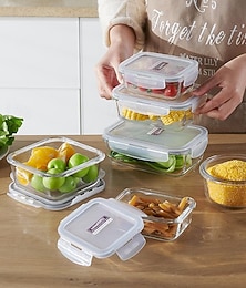 economico -Contenitore Per Il Pranzo In Vetro Borosilicato Ad Alto Contenuto Di Contenitori Per La Preparazione Dei Pasti Contenitori Per Alimenti In Vetro Con Coperchi Per La Cucina & organizzazione