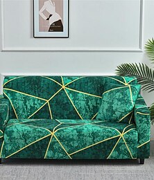 halpa -sohvanpäällinen smaragdinvihreällä lineaarityylinen polyesterikuitu suorakulmainen superelastinen lemmikkikarvojen kestävä sohvapäällinen pestävä olohuoneeseen ja kotikäyttöön