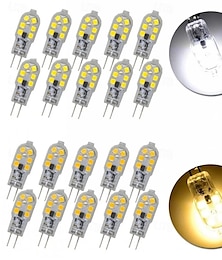 economico -10/20 pz mini g4 ha condotto la lampadina 2 w fiala ha condotto la lampada ac dc12v ac 220 v luci di mais sostituire il riflettore alogeno lampadario lampada alogena