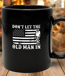 cheap -Graphic American Flag Old Man Retro Vintage Casual Street Style Funny Coffe Mugs For Man Husband Dad