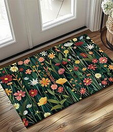 voordelige -bloemen deurmat vloermatten wasbare tapijten keukenmat antislip oliebestendig tapijt binnen buiten mat slaapkamer decor badkamer mat entree tapijt