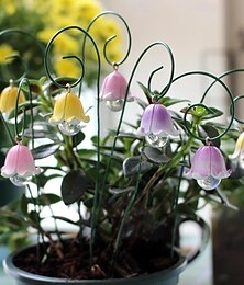 economico -giardino fatato in miniatura che si illumina al buio, set di fiori luminosi da 6, accessorio per il paesaggio del giardino fatato, decorazione per la casa delle bambole