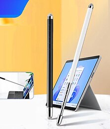 preiswerte -4-teiliger skalierbarer kapazitiver Stift für universelle Verwendung für alle Touchscreen-Tablets, tragbar, neues Design, 2-in-1-Stift, ABS-Aluminiumlegierung