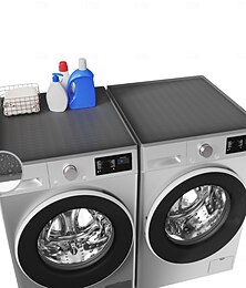 Недорогие -Чехлы для стиральной и сушильной машины сверху, силиконовый защитный коврик для сушилки, нескользящий водонепроницаемый чехол для стиральной машины, защита верхней загрузки для стирки и кухни