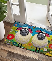 voordelige -schapen deurmat vloermatten wasbare tapijten keukenmat antislip oliebestendig tapijt binnen buiten mat slaapkamer decor badkamer mat entree tapijt