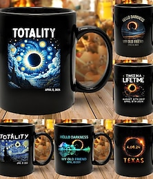 abordables -éclipse solaire totale 8 avril 2024 tasses à café drôles cadeau uniqo pour les amis
