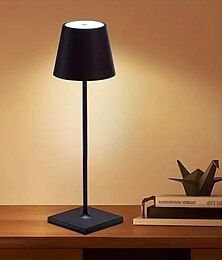 お買い得  -充電式 LED コードレステーブルランプ 3 色変更 USB LED デスクライトレストランバーベッドサイドランプ装飾