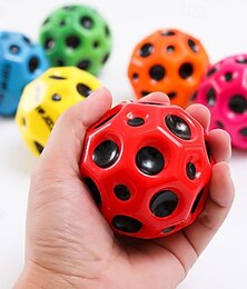 levne -měsíční povrch vysoce elastické míče na skákání míčů, vysoce elastické tlakové míče štípací zábavné hračky, relaxační hračky pro přátele párty venkovní hra, více barev