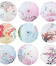 halpa -silkkikankainen päivänvarjo (33 tuuman pioni) - kiinalainen japanilaistyylinen paperisateenvarjo - häihin ja henkilökohtaiseen aurinkosuojaukseen asdf christmas