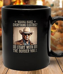 cheap -Wanna Make Everything Electric Street Style Mugs For Husband Dad For Father's Day Funny Coffee Mugs