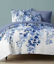 preiswerte -Bettbezug-Set der floralen Tropenserie, 3-teilig, 100 % Baumwolle oder Polyester, perfekt als Muttertagsgeschenk, superweich, hautfreundlich, langlebig