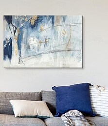 baratos -Pintura a óleo artesanal em tela, arte de parede, decoração abstrata moderna para sala de estar, decoração de casa, pintura sem moldura enrolada