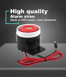 abordables -mini alarma con cable alarma inalámbrica para el hogar sistema de seguridad alarma fuerte