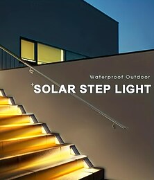 halpa -aurinkokansi valot liiketunnistin porrasvalot, vedenpitävät ulkoportaiden valot automaattisesti päälle/pois aurinkovalot portaat portaat kuisti piha patio polun koristelu