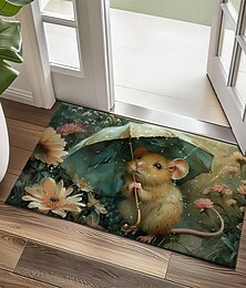 billiga -liten råtta paraply dörrmatta golvmattor tvättbara mattor köksmatta halkfri oljesäker matta inomhus utomhusmatta sovrumsinredning badrumsmatta entrématta