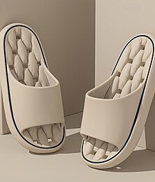 abordables -Pantoufles rembourrées ultra confortables, semelle respirante, design à bout ouvert, matériau à séchage rapide pour l'intérieur et l'extérieur