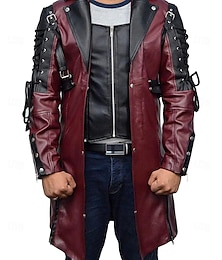 preiswerte -Punk & Gothic Mittelalterlich Steampunk Mantel Pestdoktor Herren Maskerade Alltagstauglich Erwachsene Mantel