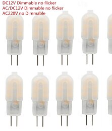 economico -10/20 pz mini g4 ha condotto la lampadina ac dc12v ac 220 v 2 w fiala ha condotto la lampada luci di mais sostituire il riflettore alogeno lampadario lampada alogena