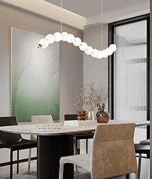 abordables -suspension LED ， conception d'île, lampe en métal créative française de conception unique, adaptée au comptoir de bar, à la salle à manger, à la chambre à coucher, source de lumière LED incluse