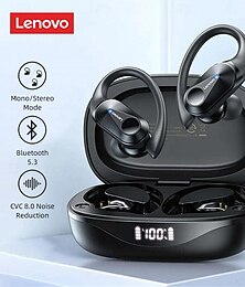 abordables -Lenovo LP75 Écouteurs sans fil TWS Casques oreillette bluetooth 耳夹 Bluetooth 5.2 IPX5 Basses profondes Longue durée de vie de la batterie pour Apple Samsung Huawei Xiaomi MI Aptitude Fonctionnement