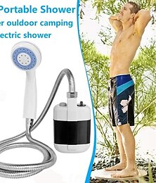 economico -pompa doccia ricaricabile doccia elettrica da campeggio portatile compatta da esterno