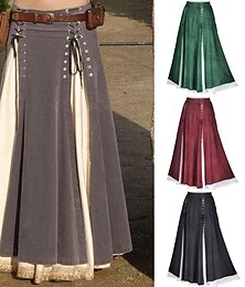 levne -Retro Punk a gotika Středověké Sukně Cosplay kostým Maxi sukně Gotická dívka Maškarní kostým Dámské Keltské Fantazie Steampunk předvečer Všech svatých Karneval Plesová maškaráda Karneval Běžné / Denní