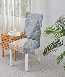 economico -fodera protettiva per sedia da pranzo super aderente ed elasticizzata con schienale alto, fodera per sedia da pranzo minimalista per sala da pranzo dell'hotel, cerimonia, banchetto, festa di nozze