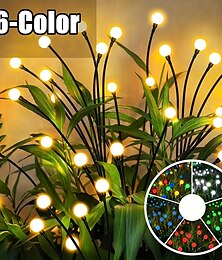 economico -1pc luce ondeggiante per esterni lucciola solare 8 led per decorazioni da giardino, cortile, patio, percorsi all'aperto
