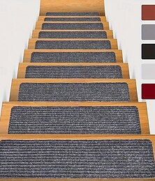 economico -gradini per scale in moquette antiscivolo, tappeto di sicurezza antiscivolo, guida interna antiscivolo per anziani e animali domestici con adesivo riutilizzabile