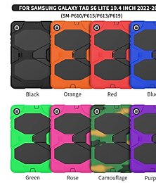 economico -Tavoletta Custodie cover Per Samsung Galaxy Tab S6 Lite A8 10.5'' A7 Lite 8.7'' A7 A 8.0" A9 Plus 11" Armor Defender Robusto protettivo con cavalletto regolabile Resistente agli urti Armatura PC