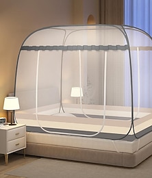 economico -Zanzariera da 79" per spazio extra large, doppia porta, per uso domestico, zanzariera sicura per la prevenzione dei parassiti, per bambini, facile installazione, zanzariera per letto