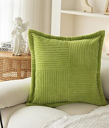 economico -fodere per cuscini decorativi in velluto a coste, fodere per cuscini, velluto, morbido, moderno, cuscino per divano, cuscino decorativo, cuscino per divano per soggiorno, camera da letto verde