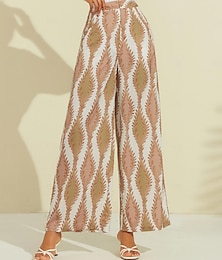 economico -pantaloni lunghi in raso con tasche dritte
