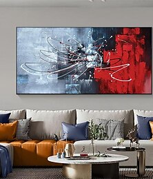 billiga -handgjord oljemålning canvas väggdekoration modern abstrakt textur för vardagsrum heminredning rullad ramlös osträckt målning