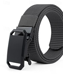 abordables -Homme Ceinture Ceinture en nylon Ceinture extérieure Sur les Hanches Noir bleu marine Nylon Ajustable À toute épreuve Plein Extérieur du quotidien