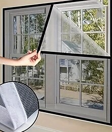 billiga -självhäftande myggnät för fönster, justerbart fönsternät för insekter, genomskinligt kattnät, myggnät, myggnät