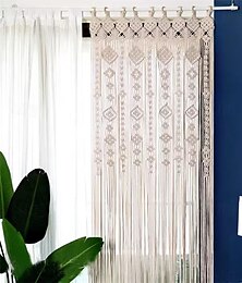 levne -macrame pokoj rozdělovač dveřní závěs tkaný bohémský svatební gobelín nástěnná výzdoba pro svatební ložnici obývací pokoj domácí dekorace