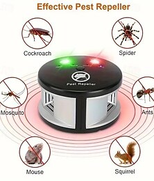 levne -360stupňový ultrazvukový odpuzovač myší – Elektronické zařízení na kontrolu škůdců pro hlodavce a hmyz