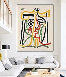 billiga -pablo picasso oljemålning handgjord pablo picasso tete de femme oljemålning handmålad vertikal berömda pablo picasso människor vintage modern målning