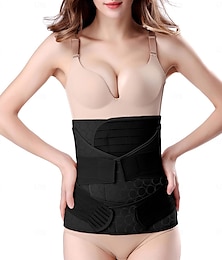 economico -Fascia per la pancia postpartum 3 in 1: cintura di recupero per pancia/vita/bacino, fascia nera per pancia postpartum