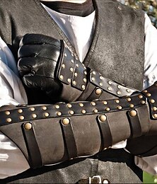 voordelige -Middeleeuws Renaissance Steampunk Cosplay kostuum Wapens en Harnassen Gemaskerd Bal Ren Faire Krijger Viking Kruisvaarder Boogschieten Voor heren Dames Viking Halloween Maskerade Prestatie Toneel LARP