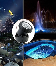 abordables -Projecteurs solaires LED pour étang, lumières submersibles pour piscine et étang avec 3 lampes, 18 LED, projecteur de paysage, lumières sous-marines, étanches IP68, lampes de jardin solaires pour étang, fontaine de jardin, décoration extérieure de pelouse