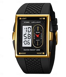 cheap -SKMEI Men Digital Watch Sports Fashion Casual Wristwatch Luminous Stopwatch Alarm Clock Date Week TPU Watch